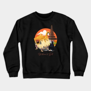 Welcome to Bali Kuta Beach Denpasar Barong Crewneck Sweatshirt